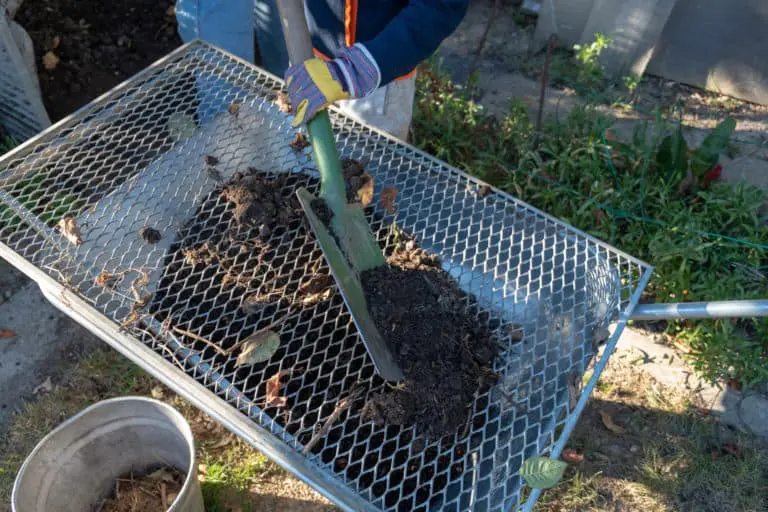 homemade compost sieve