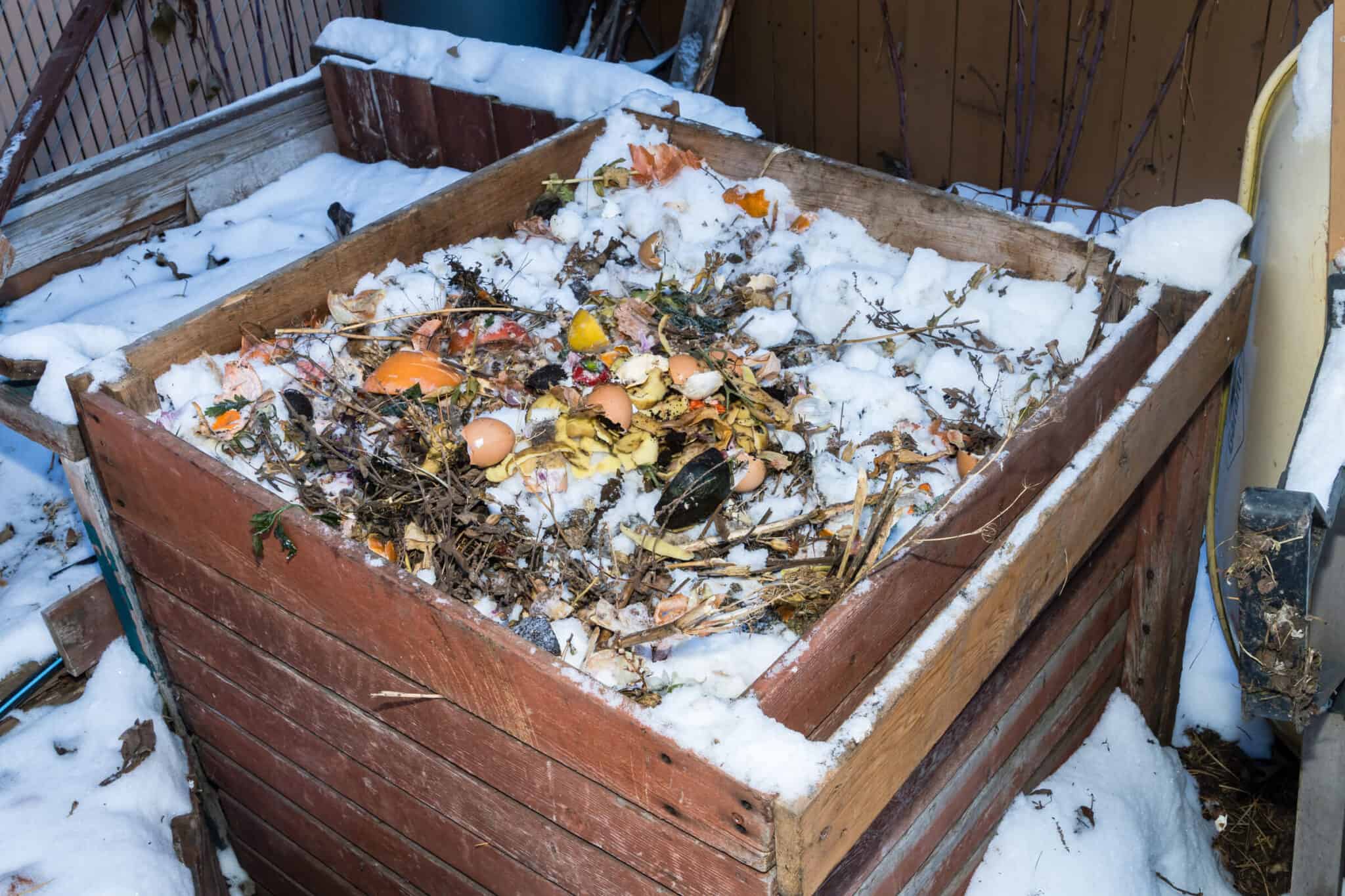 Composting In Winter The Best How To Guide Yuzu Magazine   Frozen Compost 1 2048x1365 