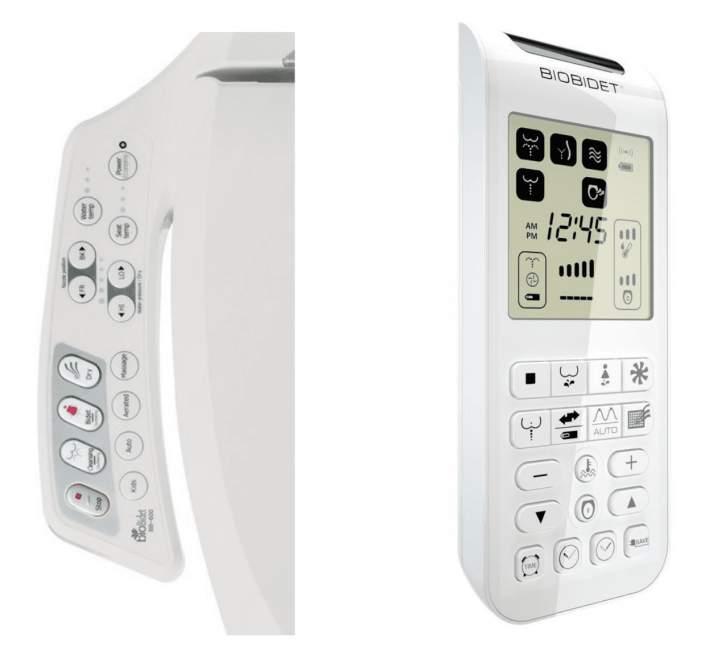 BB-600 side panel controls vs BB-2000 wireless remote