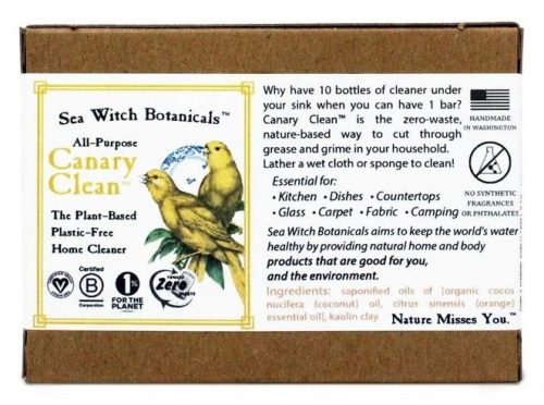 Sea Witch Botanicals Canary Clean Packaging zero waste multi purpose cleaner